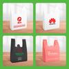 Sacola Colete Personalizada de Não Tecido, Sacola de Compras Ecológica, Colete de Supermercado, Sacola de Embalagem Simples, Atacado Personalizado Pronta Entrega
