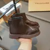 Botas Femininas 2026 Outono/Inverno Novas Botas Martin Infantis com Forro de Lã, Botas de Cano Curto Estilo Coreano Princesa para Crianças Maiores