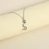 Nueva Moda Japonesa y Coreana Versátil Colgante de Colibrí de Acero de Titanio Estilo Mori Diseño de Nicho Lujo Ligero Colgante de Acero Inoxidable