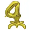 Amazon Transfronteiriça Balão Digital de Chão de 32 polegadas Balão de Folha de Alumínio Conjunto de Decoração para Festa de Casamento Aniversário