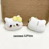 Accesorios de Peluche de Dibujos Animados Gato Kt, Broche de Gato Kt con Lazo, Pasador, Ropa, Bolsa, Bufanda, Zapato, Calcetín