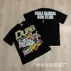 Duaa Transfronteiriça Hip-Hop Harajuku Curta Moda Streetwear Gótica Unissex Punk Casual Algodão Solta Camiseta