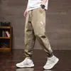 Calças Casuais Masculinas 2024 Nova Marca Tendência Jogger Primavera Outono Calças Cargo Calças Harem Longas Masculinas