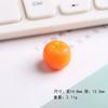 Acessórios de joias diy simulação fruta tridimensional laranja brincos criativos chaveiro material artesanal acessórios para celular