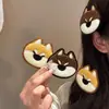 Fita Mágica Adesiva Fofa e Adorável de Shiba Inu para Meninas, Adesivos Versáteis para Mechas Laterais, Adesivos Simples de Franja de Desenho Animado Acessórios de Cabelo
