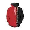 Sudadera 2024 Holgada Moda Primavera y Otoño Ropa Transfronteriza Nueva Empalme Impresión 3D Casual con Capucha para Hombres y Mujeres