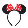 Diadema Diadema de Rendimiento Orejas Lindas de Ratón Mickey Lazo Lazo de Día del Niño Tocado