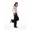 Pantalones de chándal rectos y fluidos de diseño moderno estilo americano 2026 para hombre y mujer, pantalones de chándal casual anchos versátiles de corte retro y holgado