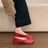 Zapatos de estilo suave sin cordones con punta dividida para mujer, zapatos planos nuevos versátiles y cómodos con suelas blandas que no cansan los pies, zapatillas de ballet para mujer