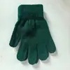 Fabricante de Guantes Mágicos Tiene Stock Listo, Puede Agregar Logo, Guantes de Punto de Color Sólido Otoño e Invierno Cálidos de Acrílico para Jugar con Agua de Burbujas