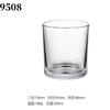 Taza de Vela Transparente para Comercio Exterior Transfronterizo Contenedor de Vela de Vidrio Taza Vacía para Aromaterapia Adorno Romántico de Portavelas para Dormitorio Vaso de Vidrio