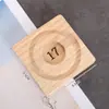 Prato com Design de Contas Feito à Mão Bandeja de Joias de Madeira de Bambu Bandeja de Exibição Pulseiras Pulseiras Suporte de Exibição Prato de Montagem de Pulseiras DIY