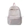 Mochila sencilla y casual para mujer, adecuada para clases y el día a día, gran capacidad, mochila escolar ligera para chicas de secundaria, preparatoria y estudiantes universitarios