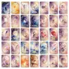 Juego de 36 Tarjetas de Citas Románticas Doradas, Materiales para Journaling Estilo Ins, Decoración de Pared, Postales de Bendición