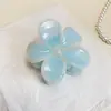 Grampo de cabelo de flor de verão super fada feminino 2025 novo estilo grampo de cabelo de menina fresca na parte de trás da cabeça grampo de tubarão coreano de alta qualidade