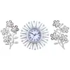 Reloj de pared europeo de tres piezas, reloj de pared silencioso, reloj decorativo de alta gama, reloj moderno, reloj de péndulo, personalidad simple, manecilla de hora del hogar
