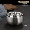 Estilo Coreano Acero Inoxidable 304 Tazón Doble Capa Tazón para Arroz Aislado Térmicamente Plato de Restaurante Tazón para Kimchi Anti-quemaduras Tazón para Niños Tazón para Sopa