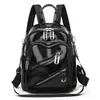 Mochila 2024 Nueva Moda Mochila Versátil Cuero Suave PU Bolso Casual para Mujer Viaje Gran Capacidad Mochila Escolar Coreana