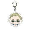 Atacado de Anime Jujutsu Kaisen Mercadoria de Anime Feito por Fãs Versão Q Chaveiro de Acrílico Transparente Dupla Face Bidimensional Transfronteiriço