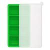 Essencial de Verão Cubo de Gelo Quadrado de Oito Grades Forma de Gelo Bandeja de Gelo Quadrada de Silicone de Grau Alimentício com Tampa