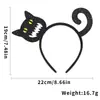 Faixas Decorativas com Tema de Halloween, Acessórios de Cabeça Criativos de Abóbora e Aranha para Festa do Festival dos Fantasmas, Faixa de Cabeça com Chapéu de Bruxa Tridimensional