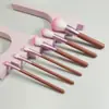 Set Personalizado de 6 Brochas de Maquillaje, un Set Completo de Herramientas de Belleza, Pelo de Nylon Ultra Suave Ventas Directas de Fábrica