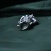 Colgante de Guan Gong de Plata para Hombre Plata Dura 3D Plata Pura 999 Guan Yu Guan Erye Colgante Tridimensional Collar de Paz Venta al por Mayor