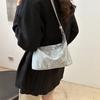 Bolso pequeño sencillo de estilo coreano para mujer, bandolera informal de moda, bolso de hombro portátil, tipo cubo, 2024