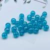 Directo de fábrica color AB transparente chapado cuentas redondas DIY accesorios para el cabello cuerda para el cabello pulsera accesorios simples cuentas fluorescentes venta al por mayor