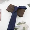 Gravata de Seda Poliéster Listrada para Homens, Acessório de Vestuário Formal Casual de Negócios, Gravata Jacquard Amarrada à Mão 8cm Atacado