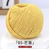 Fio de Algodão Oco para Quatro Estações 2mm Algodão Linho Tricô Manual DIY Chapéu Bolsa Crochê Capa de Copo Fio Redondo Coreano
