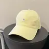 Gorra de béisbol bordada con letra simple estilo coreano para mujer, versátil para primavera y verano, nuevo estilo callejero que hace que la cara se vea más pequeña, gorra de sol para estudiantes