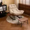 Sillón Mecedora de Ocio, Sofá Mecedora Perezoso, Sillón Reclinable Individual para Sala de Estar, Silla tipo Nido para Dormitorio, Silla Sofá de Lujo Ligero para Balcón