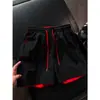 Shorts de Bloques de Color Retro para Hombre Verano Pantalones Deportivos Finos Rectos Sueltos Americanos Pantalones Casuales Finos Venta al por Mayor Transfronteriza