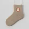 Calcetines gruesos de rizo para otoño e invierno para niños y niñas, cálidos y resistentes al frío, calcetines para bebé recién nacido con estampados de dibujos animados