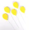 Globo de nube estrella de cinco puntas tarjeta para pastel de cumpleaños decoración de inserción diseño de ambiente de cumpleaños tarjeta de esponja para hornear