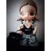 Labubu Traje de Baño Gafas de Buceo Set Ropa de Muñeca Labubu Accesorios 17cm Muñeca de Pegamento de Azúcar Ropa de Repuesto
