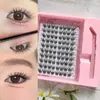 Pestañas postizas de venta caliente transfronterizas, set de pegamento Zorro Tushan, pestañas postizas suaves y realistas para sesiones de fotos, maquillaje natural con filtro, comercio exterior