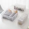 Caja de Almacenamiento para Ropa Interior para Uso Doméstico, de Tela, Multifuncional, con Compartimentos, Estilo Cajón, Moderna, Tres en Uno para Calzones, Calcetines y Sujetadores