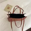 Bolsa tote de moda nicho coreana para mulheres, nova bolsa de grande capacidade 2026 para estudantes, escola e trabalho, bolsa de ombro versátil