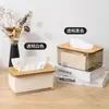 Caja de pañuelos de escritorio, dispensador de papel, caja de almacenamiento para uso doméstico en la sala de estar, el comedor o la mesa de centro, dispensador de papel multifuncional de lujo ligero, diseño creativo
