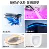 Inodoro Inteligente de Luz de Gama Alta, Tapa Abatible Totalmente Automática, Sin Límite de Presión de Agua, Escudo de Espuma, Calentamiento Instantáneo, Inodoro Doméstico Todo en Uno