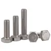 En stock tornillos de hexágono exterior de rosca completa DIN933 M3-M18 tornillos de hexágono exterior tornillos de acero inoxidable 304
