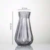 Jarrón de Diamante Vidrio Calabaza Origami Colorido Estilo Europeo Hogar Hidropónico Decoración Transparente Arreglo Floral Adorno de Escritorio Venta al por Mayor