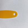 Raspador de Masilla para Reparación de Paredes, Herramienta para Aplicación de Película de Coche, Herramienta para Aplicación de Película de Teléfono, Raspador Largo Amarillo con Forma de Calabaza para Camiones