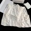 Pijama Cruzado para Mujer para Primavera y Otoño, Algodón Nube Cuello Redondo Pulóver Manga Larga Lindo Dibujo Animado Cuadros Ropa de Casa que se Puede Usar Afuera