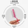 Cepillo para Polvo de Uñas, Cepillo de Limpieza para el Hogar, Cepillo Antideslizante de Mango Largo, Cepillo para Polvo Específico para Salones de Uñas, Herramienta de Limpieza para el Hogar