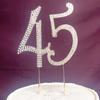 Tarjeta para pastel de boda de inserción comercio exterior más vendida accesorios para pastel de boda número grande 50 60 70 90