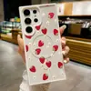 Adequado para capa de celular magnética Samsung S26ULTRA, capa protetora S25 simples floral S24 S23