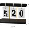 Calendario de escritorio estilo ins de madera calendario pequeños adornos escritorio flip lujo ligero oficina creativo cuenta regresiva examen de ingreso posgrado